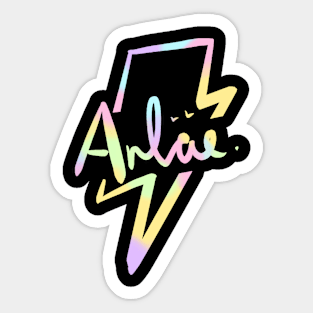 Arlae Design Co - Pastel lightening bolt Sticker